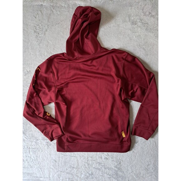 Nike Fit Therma Mens Large “Live Strong” Maroon/Gold Hoodie Swoosh - Picture 10 of 10